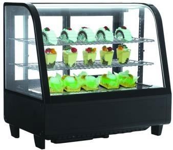 Sliding Door Cake Commercial Countertop Display Chiller
